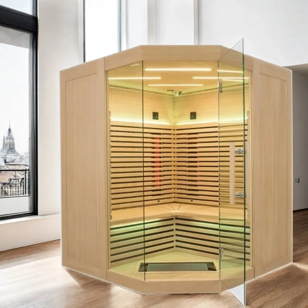 বাড়ির জন্য 3-4 ব্যক্তি হেমলক ইনফ্রারেড সনা