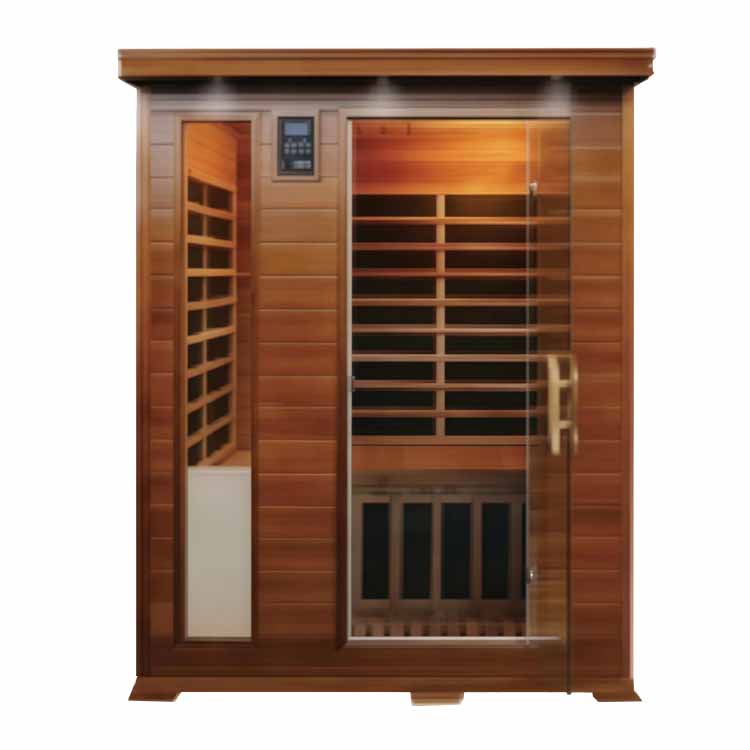 3 ব্যক্তি সম্পূর্ণ স্পেকট্রাম ইনফ্রারেড Sauna